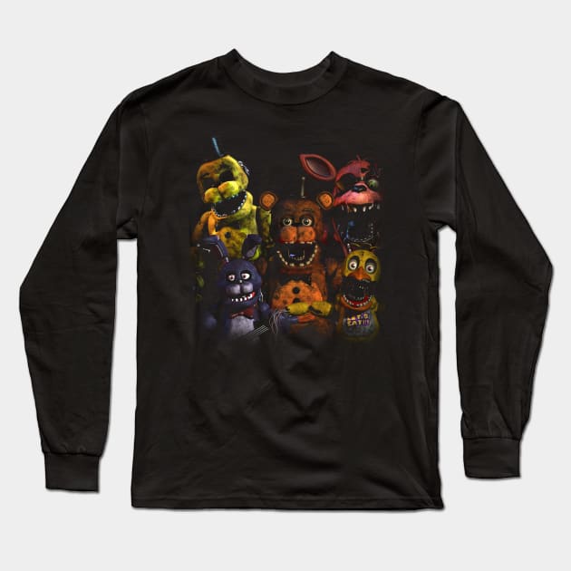 Five Nights at Freddy's Long Sleeve T-Shirt by Gembel Ceria